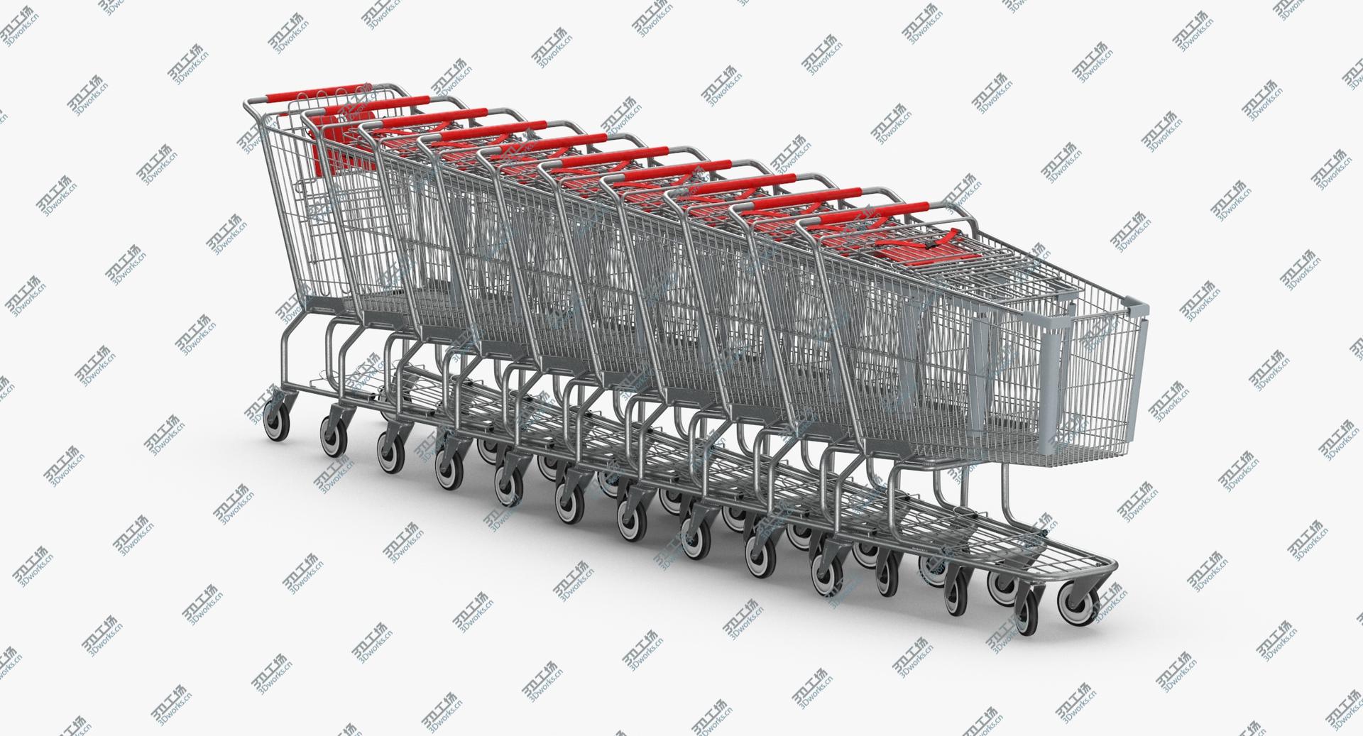 images/goods_img/2021040162/3D model Metal Shopping Carts 01 Red Row of 10/2.jpg